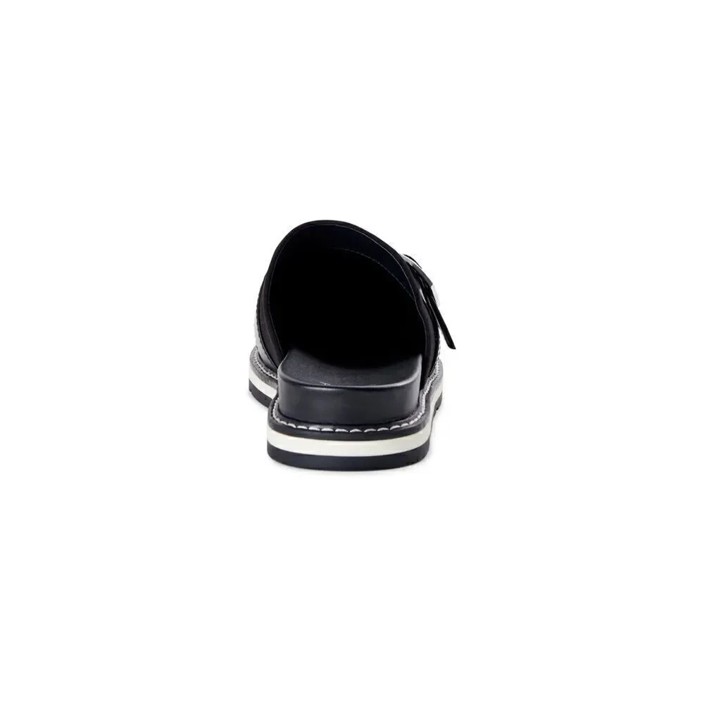 Time and Tru Women's Buckled Mule Slides size 7